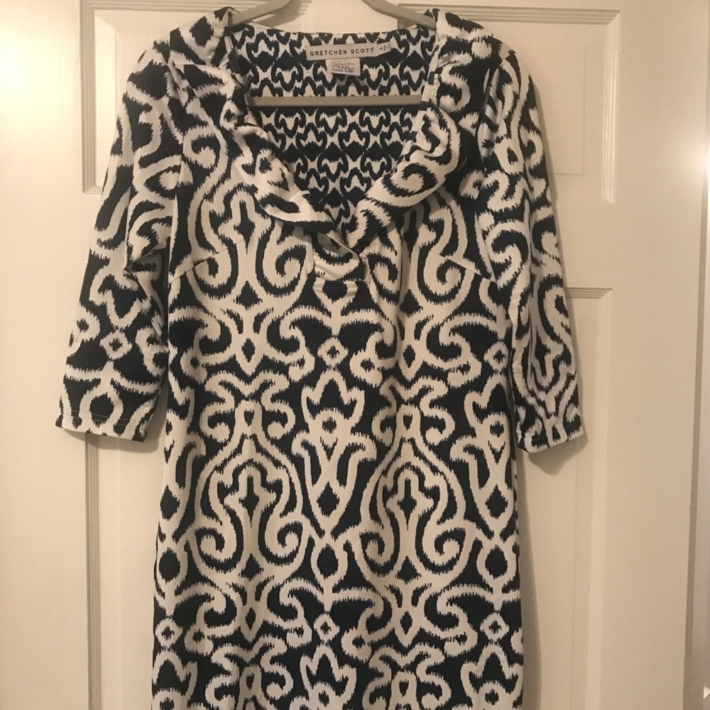 Greatchen Scott Navy and White dress